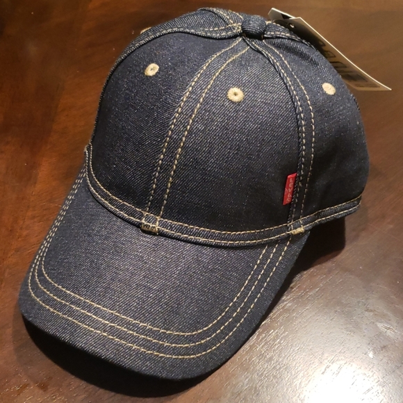 levis classic denim baseball cap